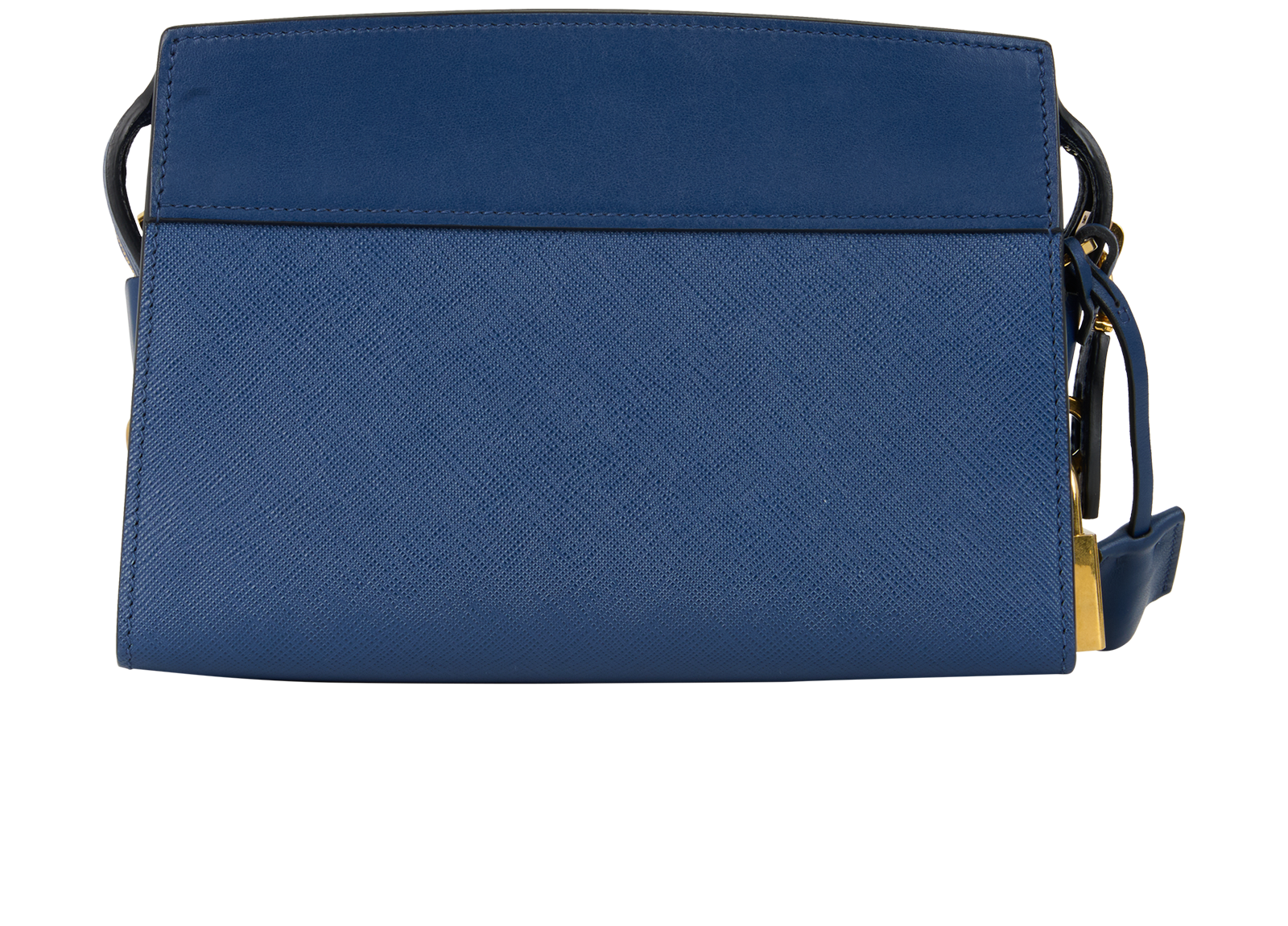 Esplanade Shoulder Bag, &pound;480, Handbags, Blue, Leather, Back view